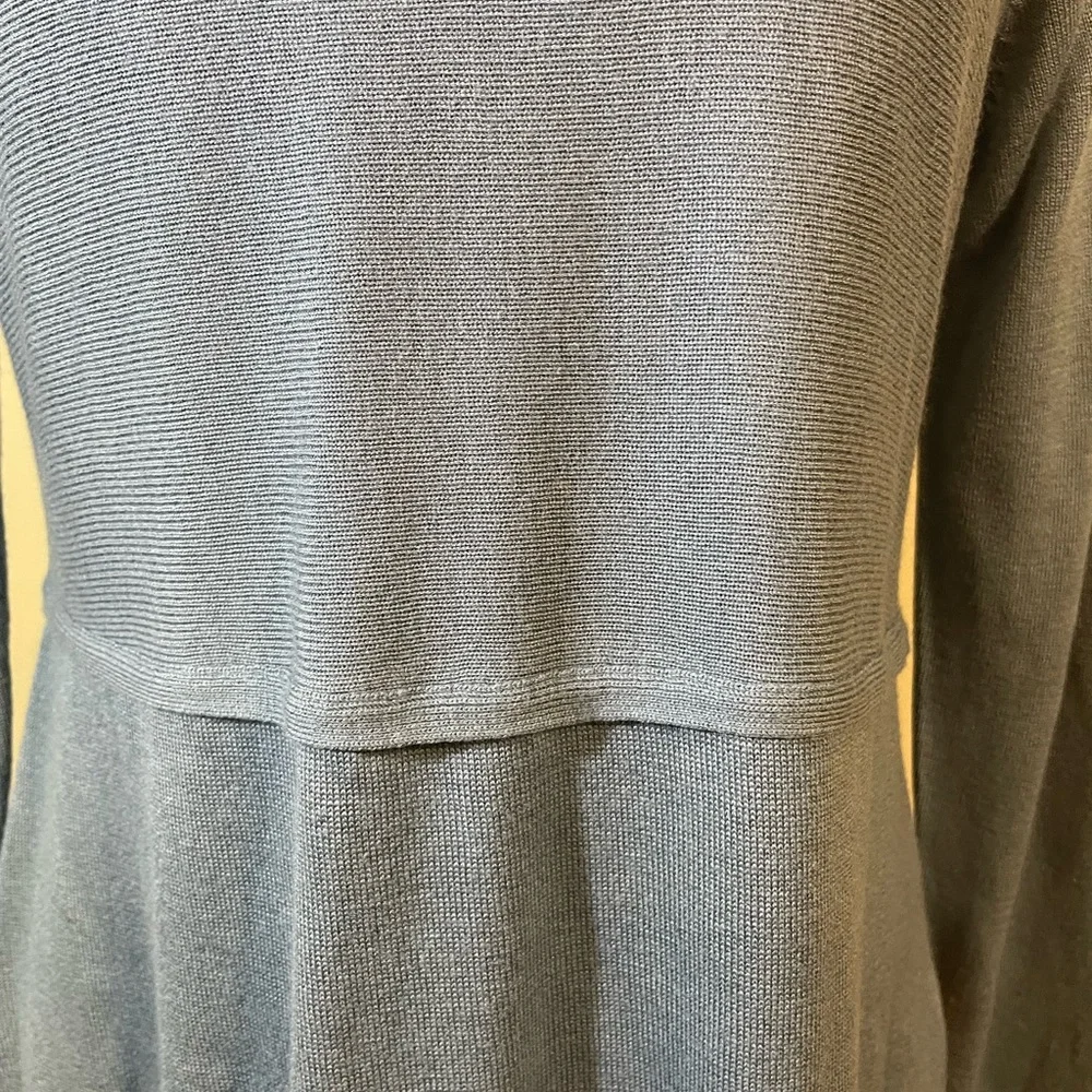 J. Jill Women's Small Long Sweater Tunic Top Dress Lightweight Double Side Slits
